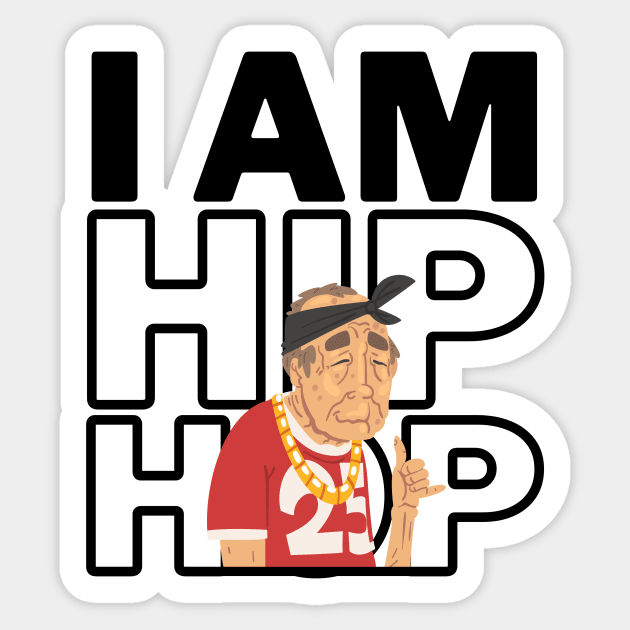 I Love Hip Hop Sticker by François Belchior